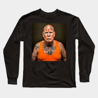 Prison Gangsta Trump Long Sleeve T-Shirt